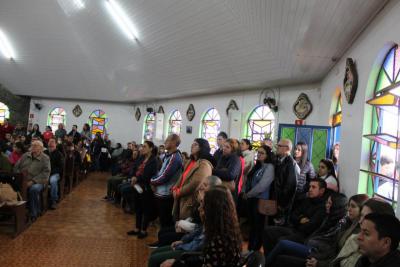 Missa de AÃ§Ã£o de GraÃ§as em louvor ao Bom Jesus em Campo Mendes foi presidida pelo Padre Paulo 
